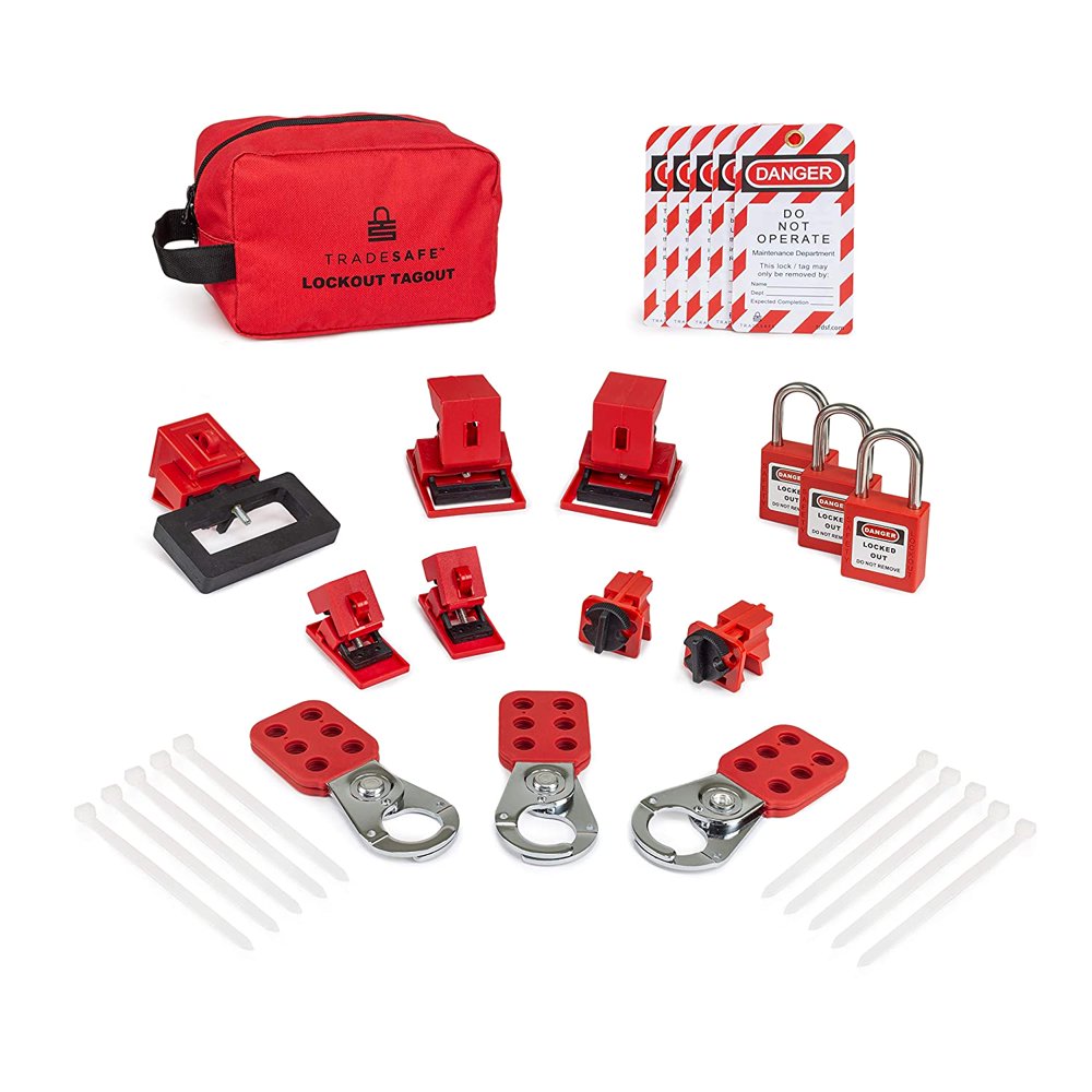 TRADESAFE Breaker Lockout Tagout Electrical Loto Kit. 120/277V to 480