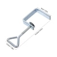 thumbnail image 2 of EIGTHTAIL 2 Pcs Pince Triangulaire en Acier Inoxydable Robuste pour Menuiserie Soudure et Automobile Réglable et Fiable, 2 of 8