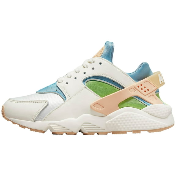 Women's Nike Huarache SE Sail/Blue/Green/Orange (DQ0117 100) - 7.5