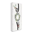 thumbnail image 3 of Stupell Industries Joy Seasonal Botanical Wreath Graphic Art Gallery Wrapped Canvas Print Wall Art, Design by Kristen Brockmon, 3 of 7