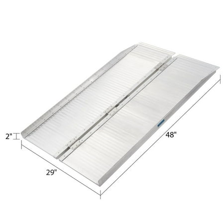 Silver Spring SCG-4 Folding Mobility and Utility Ramp-600lb. Capacity, 4'Long
