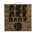 thumbnail image 1 of Ace Ace Baby Tennis - Decorative REAL WOOD Wall Art - Faux Pallet Look, 1 of 3