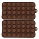 thumbnail image 1 of Molde de chocolate de silicona de 2 piezas, molde antiadherente, libre de BPA, molde de chocolate fácil de desmoldar., 1 of 6