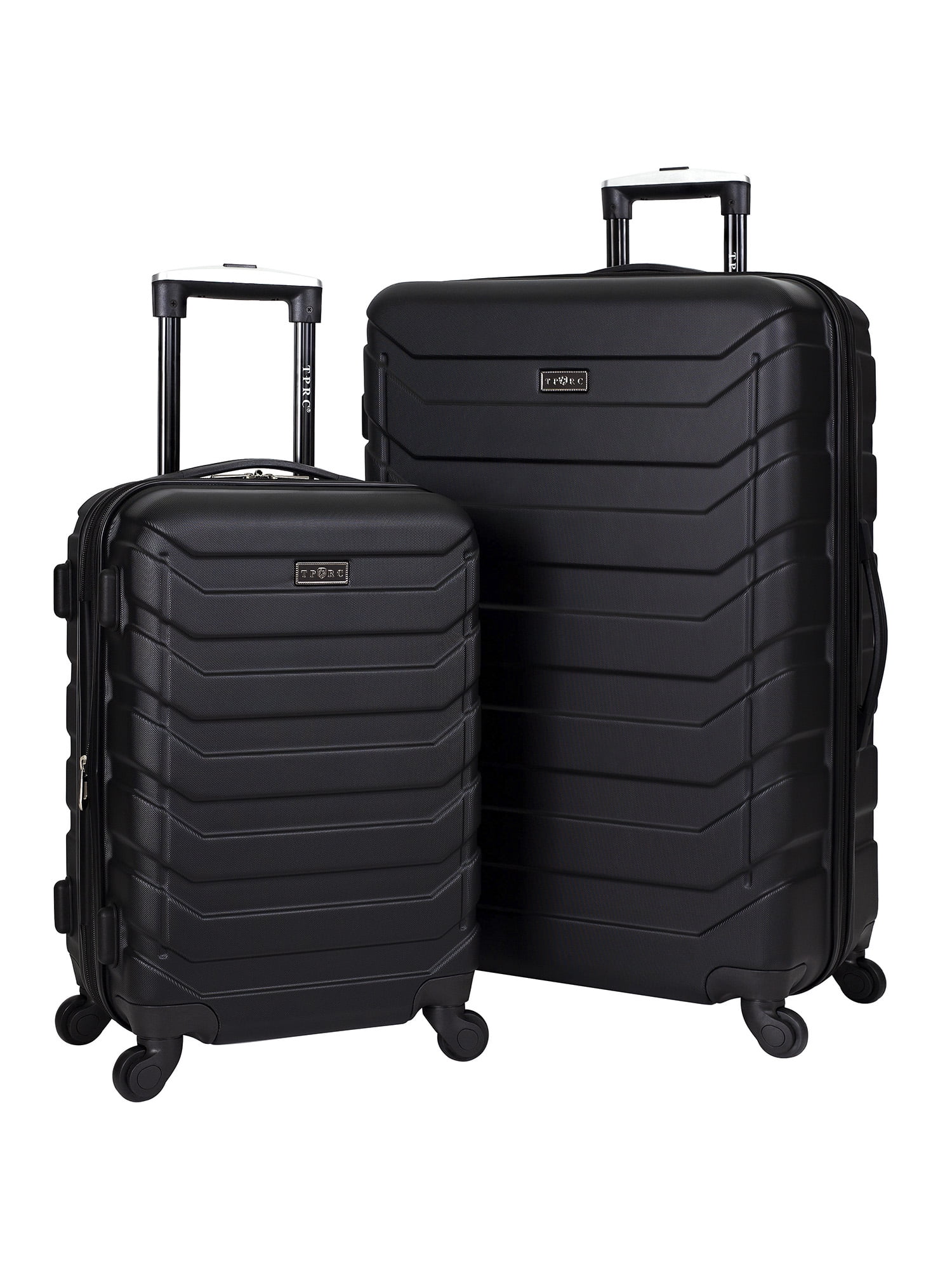 Black TPRC Madison Heights Expandable Spinner Hardside Luggage 3-Piece Set 20/24/28 