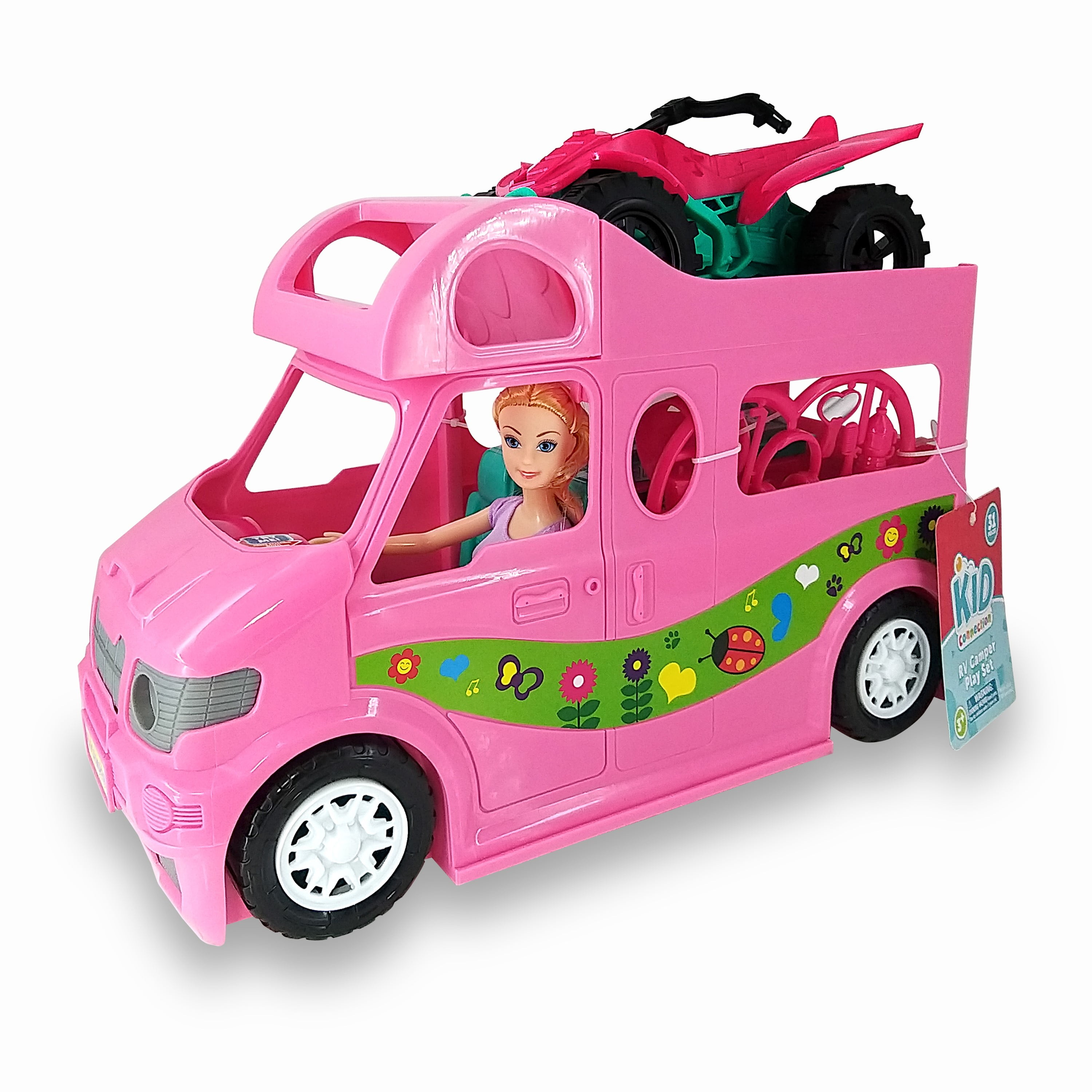 Kid Connection RV Camper with 11.5" Doll Play Set, 31 Pieces