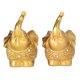 thumbnail image 3 of Estatua de Elefante ANGGREK Estatuilla de Elefante Dorado de Resina Estilo Elegante, 3 of 8