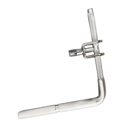 Drum Cowbell Holder Clamp, Handbell Cowbell Adjustment Hardware, Metal Clamp Bracket, Percussion Assembly Kits Accessory Support Rod