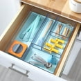 thumbnail image 6 of Copco Basics Clear Multi Compartment Organization in Aqua, 6 of 7