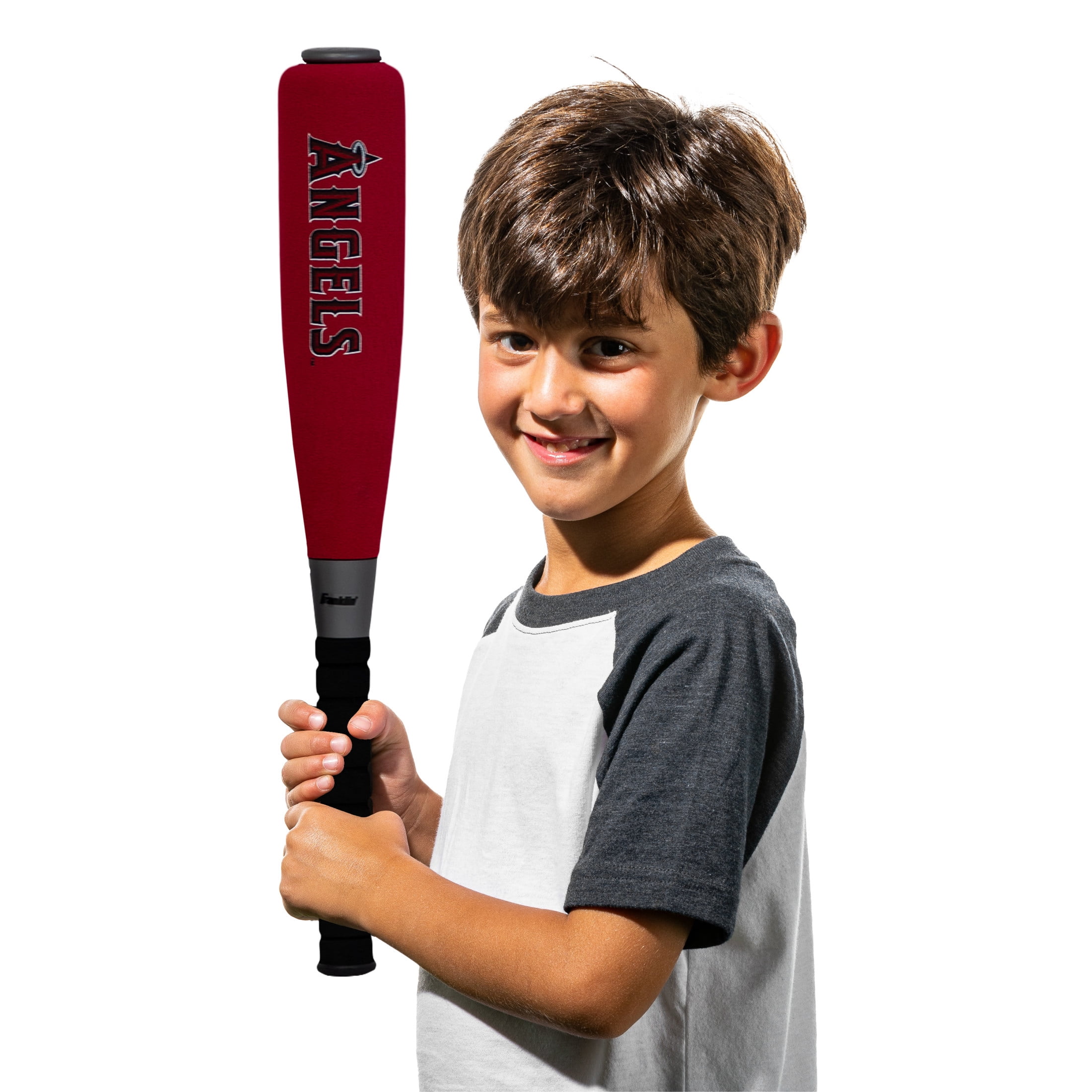 Franklin Sports MLB Los Angeles Angels Foam Bat + Ball Set, 21 in