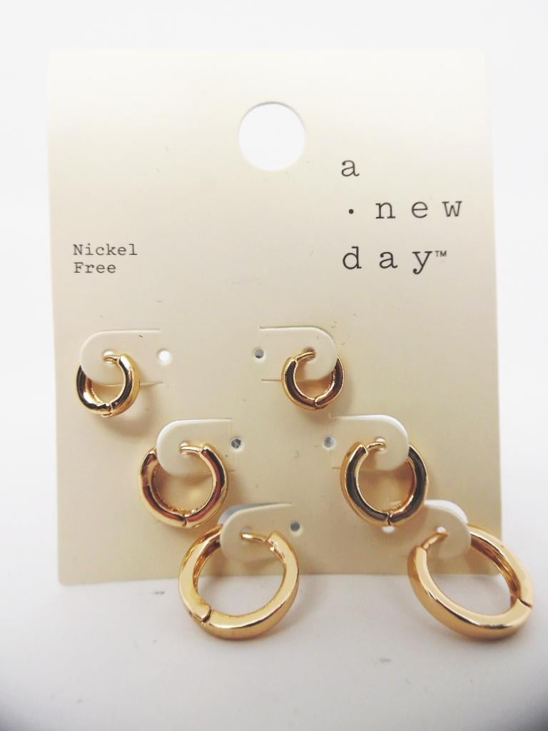 Small Hoop Earrings - A New Day™ Gold