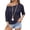 Deep Blue, variant on Crochet Tops for Women Fashion Summer Sweater 2025 Short Sleeve Off Shoulder Knit Pullover Shirts