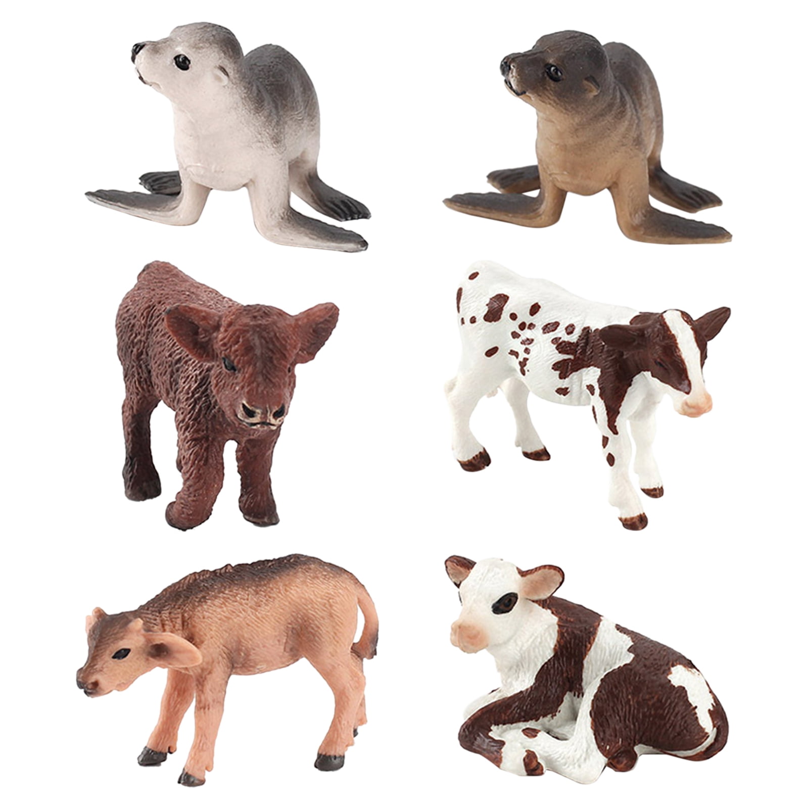Details about   Zoo Animals,Mini Safari Statue Realistic Plastic Forest Jungle Toy,Educational 