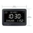 thumbnail image 5 of Reloj Azan AutomáTico Mundial Digital 8 Sonidos de OracióN Azan Reloj de Pared y Escritorio IsláMico B, 5 of 5