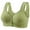 Green, variant on GEWSEY Daisy Bras for Older Women Front Closure Push up Bra No Underwire Senior Bra with Snaps 2025 Upgraded Breathable Cotton Bras Light Purple, 40