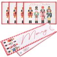 thumbnail image 1 of 1 Set Décoration de Table de Noël Chemin de Table Casse-Noisettes Napperon Décorations de Noël, 1 of 5