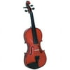 Saga SV-100 .5 Cremona Novice .5 Size Violin Outfit with Dyed Rosewood Fingerboard- Opaque Warm Brown