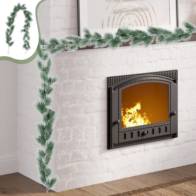 5.9ft Christmas Rattan Pin Needle Rattan Shaped Like A Dog Tail Christmas Party Decoration Home Decoration