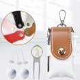 thumbnail image 1 of LJNYFDC Portable Golf Bag Golf Ball Storage Pouch Magnetic Closure Large Capacity Scratch proof 360 Degree Rotating Golf Tee Holder, 1 of 7
