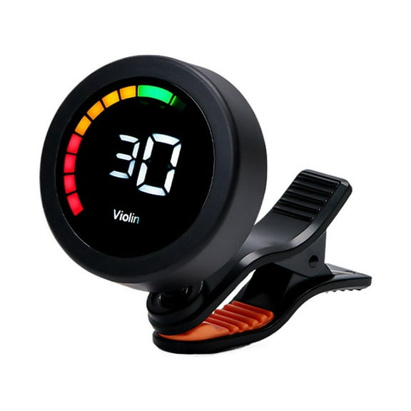 Guitar Violin Banjo Tuner Clip On Chromatic Tuner LCD Display Rechargeable Z6