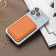 thumbnail image 3 of Entronix Leather Magnetic Wallet Attachment for MagSafe & Magnetic Phone Cases - Hot Pink, 3 of 9
