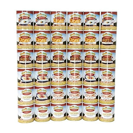 Saratoga Farms 1-Year Supply of Food Storage, Lunch & Dinner Freeze Dried Entrees (36 Total #10
