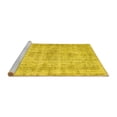 thumbnail image 2 of Ahgly Company Machine Washable Indoor Rectangle Persian Yellow Traditional Area Rugs, 3' x 5', 2 of 4