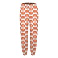 thumbnail image 4 of Xmyrz Halloween Trousers Pants For Women Pumpkin Ghost Bat Elasticity Tapered Printed Lace Up Winter Sweatpants Lounge Pants Casual Trouser, 4 of 5