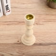 thumbnail image 2 of Arborister Unfinished Wooden Candlestick Candle Holder DIY Home Decor (3pcs), 2 of 10