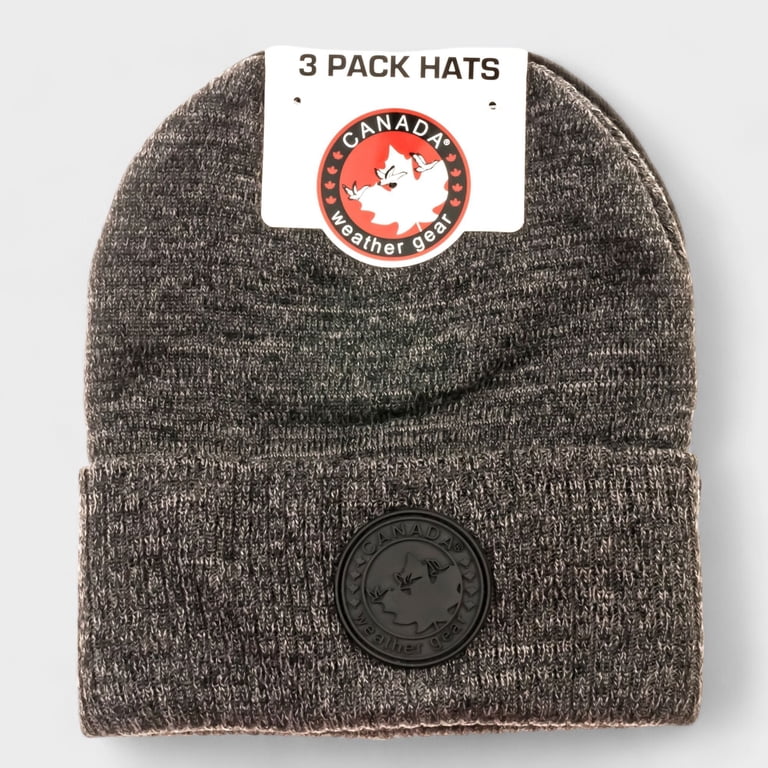 3 Pack Men\'s Winter Hats Warm Fleece Lined Beanie Skull Cap YSense Mens Winter Hats Warm Slouchy Beanie Oversized Baggy  main image 4