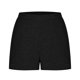 thumbnail image 4 of ICHUANYI Clearance Women Casual Color Zipper Lapel Two Piece Short Pants Pullover Long Sleeve Sweatshirts Sets(Black, XXL) ICHUANYI WER2023081201623, 4 of 9