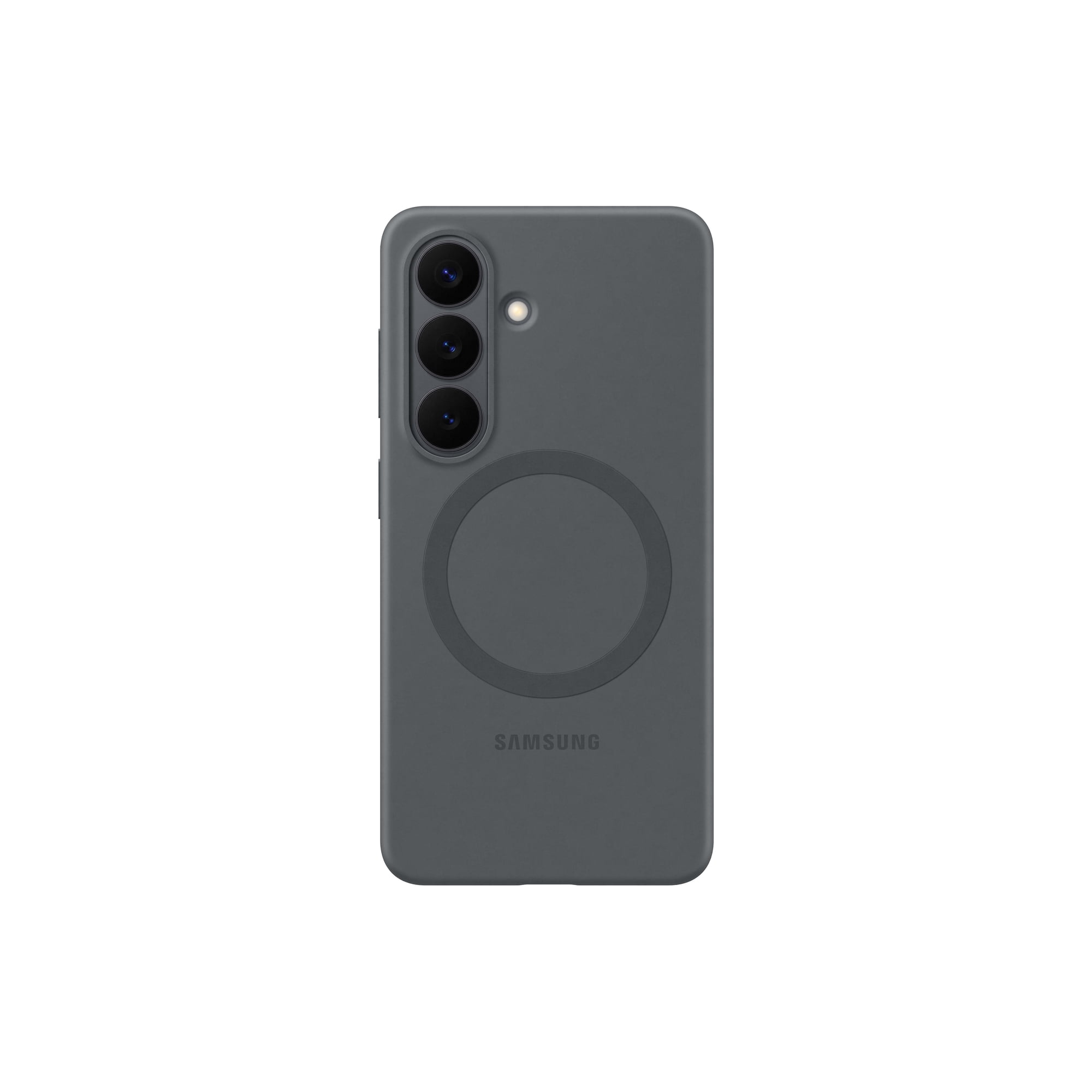 Samsung S26+ Silicone Magnet Phone Case, Black