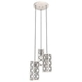 thumbnail image 2 of Hunter - Gablecrest 3-light Distressed White, Medium Size Cluster Light, Dimmable, Transitional Style, Round Shaped, for Bedrooms, Dining, Living Rooms - 19996, 2 of 7