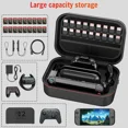 thumbnail image 3 of Switch 2 Carry Case Compatible with Nintendo Switch 2,with 18 Games Cartridges Waterproof and Dustproof Travel Case for Switch 2 and Switch 2 Accessories,with Handles and Shoulder Straps, 3 of 7