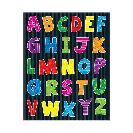 Betty Page Sticker - ALPHABET SHAPE STICKERS 156PK