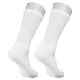 thumbnail image 3 of Diabetic Socks Unisex - Men's and Women Non Skid Hospital Loose Fitting Design, Physician Approved Slipper Socks With Gripper Bottoms - 12 Pack - Gripper socks (White Skid 2, 13-15), 3 of 5