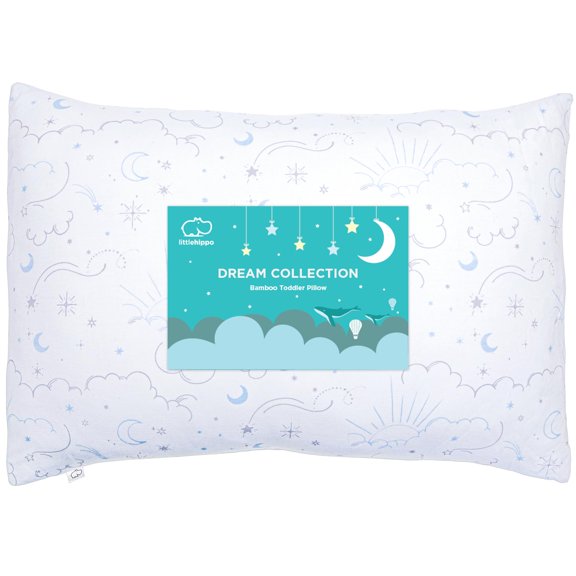 Almohada para Niños Pequeños LittleHippo 33x46 cm Bambú Hipoalergénica