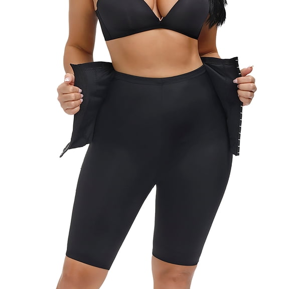 AOOCHASLIY Shapewear for Women Clothes Women's sexy high waisted tucked in breasted waist shaping pants