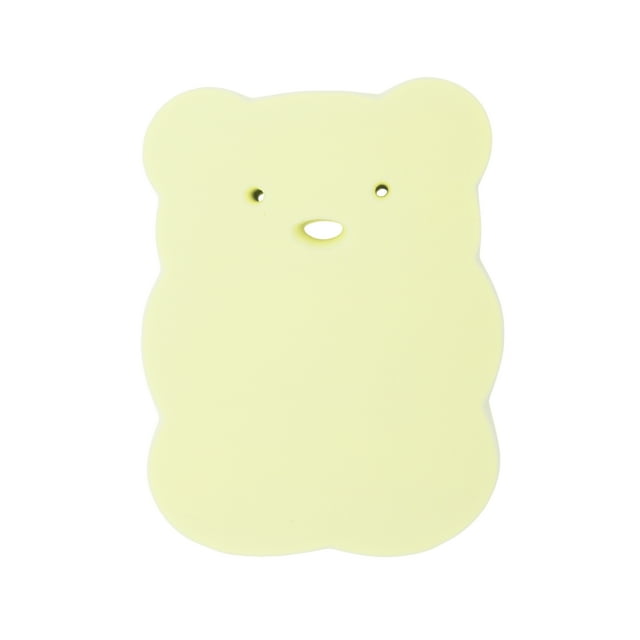 Esponja de baño en forma de ositos linda 1 Pc Amarillo