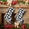 thumbnail image 6 of Salouo Cute Cartoon Polar Bear Print Christmas Decorations Stockings 1 Pack 18'' Xmas Stockings Holiday Stocking Personalized Farmhouse Decor for Home Family Party Tree, 6 of 7