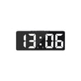 thumbnail image 2 of Naiovety Reloj digital LED Estilo simple Rectangular Recargable Función de repetición de 5 velocidades Control de sonido Alarmas Termómetro Type2 NO2, 2 of 6