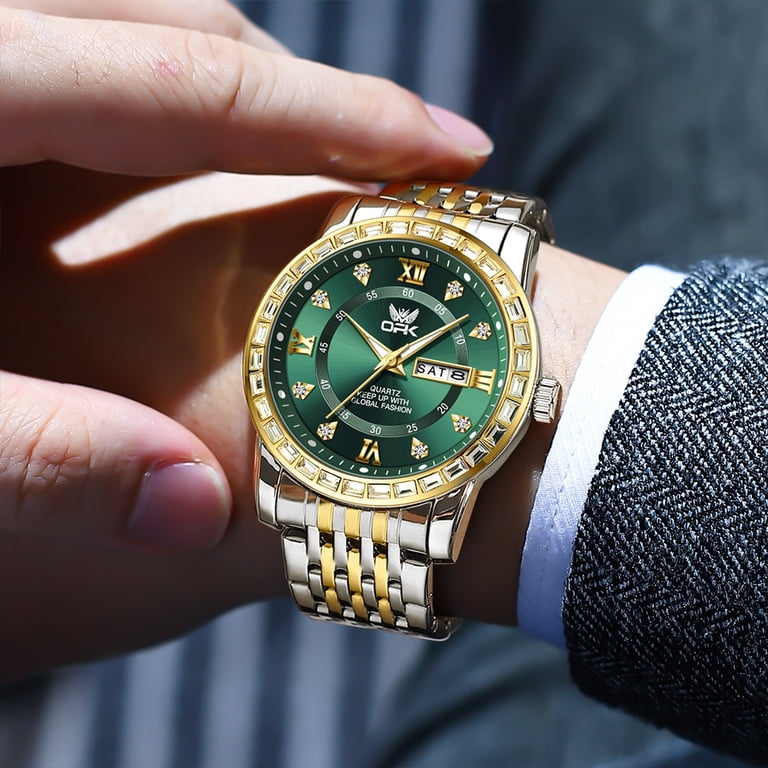 OPK Men's Diamond Luxury Dress Watch photo 3