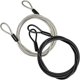 thumbnail image 2 of piezas de 100 cm/3,3 pies de largo, candado de seguridad para viajes, candado para equipaje con cable trenzado revestido de acero, cable de alambre, 2 of 8