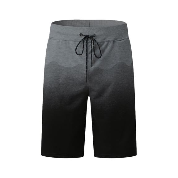 Aayomet Shorts Men Casual Men's Summer Printing Beach Short Casual Loose Fashion Shorts Loose Tether Pocket Board Summer Soft Shorts,Dark Gray XXL