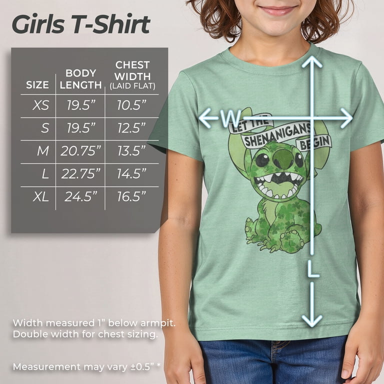 Girls' Lilo & Stitch St. Patrick's Day Stitch Let the Shenanigans