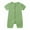 Green, variant on Zwiiyzr Baby Boys Girls Clothes Newborn Toddler Summer Bodysuit Sleeveless Zipper One-piece Romper Jumpsuit Yellow