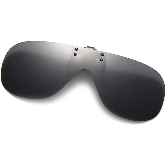 Gafas de sol polarizadas con clip para hombre y mujer, antirreflejos, UV400