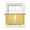 Yellow, variant on Pure Yellow Sheer Kitchen Tier Curtains 24 Inch length, Rod Pocket Half Curtains Short Drapes, Simple Solid Color Light Filtering Chiffon Small Window Treatments 2 Panels 27.5"W x 24"L