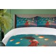 thumbnail image 4 of Ambesonne Fantasy Duvet Cover Set, Red Magic Water on Air, 2-Calking, Navy Blue, 4 of 7