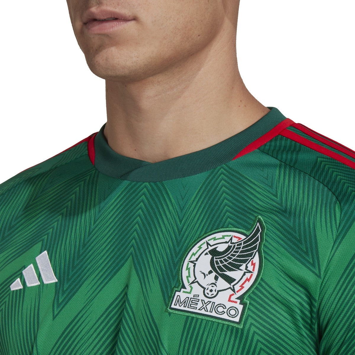 ADIDAS MENS MEXICO HOME FAN JERSEY WORLD CUP 2022 HE8858-210 EL