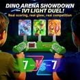 thumbnail image 4 of Juego de disparos Tqeieu, juguete de puntuación electrónico con temática de dinosaurios, 4 of 7